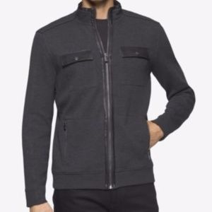 NWT Calvin Klein Gray Men Full Zip Jacket XL